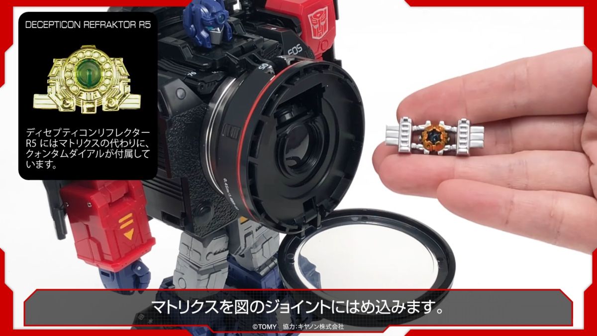 Transformers X Canon Optimus Prime R5 Official In-Hand